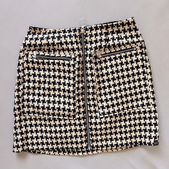 Scotch & Soda Houndstooth Mini Skirt - Picture 1 of 5